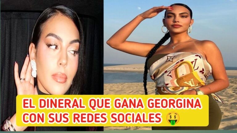 El asombroso salario de Georgina Rodríguez. Descubre cuánto gana en Instagram
